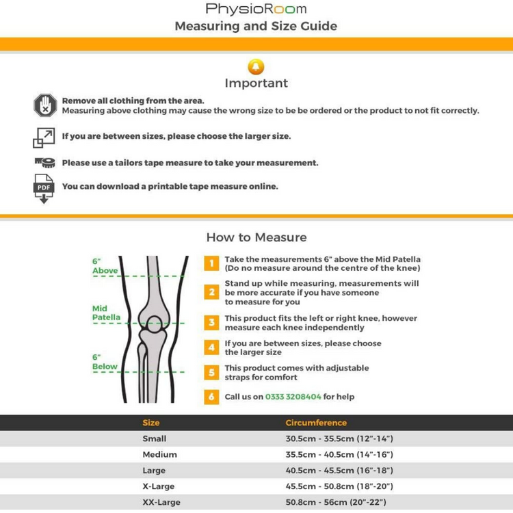 PhysioRoom Elite Hinged Knee Brace