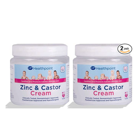 Healthpoint Zinc and Castor Oil Cream (225g, 2 pack)