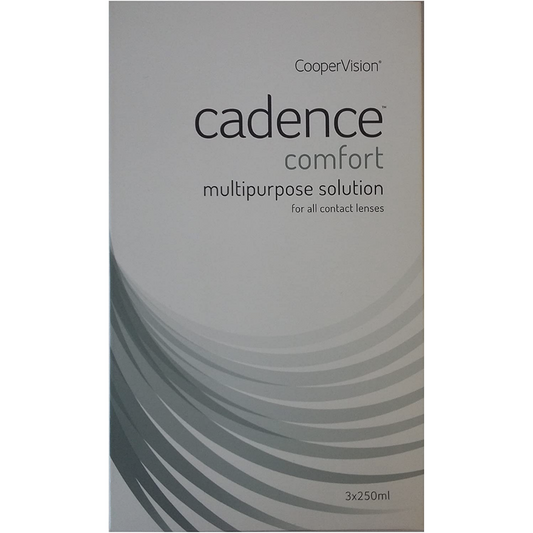 CooperVision Cadence Comfort Contact Lens Multipurpose Solution - Pack of 3